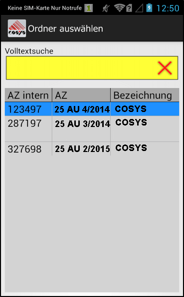 Ricerca per cartelle Dokumentenverwaltung Ricerca per cartelle Dokumentenverwaltung